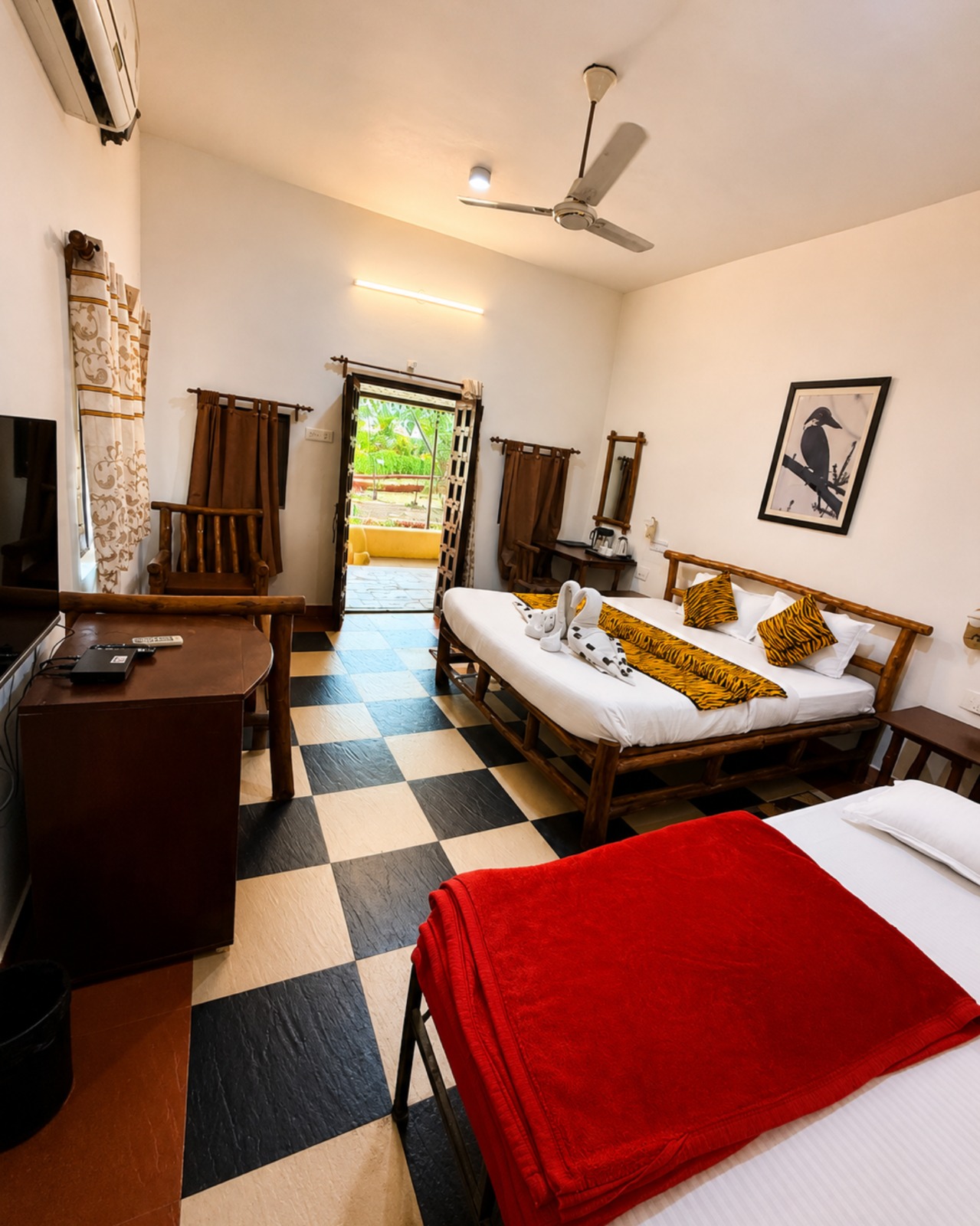 Family room at Mahua Tiger Resort Kanha