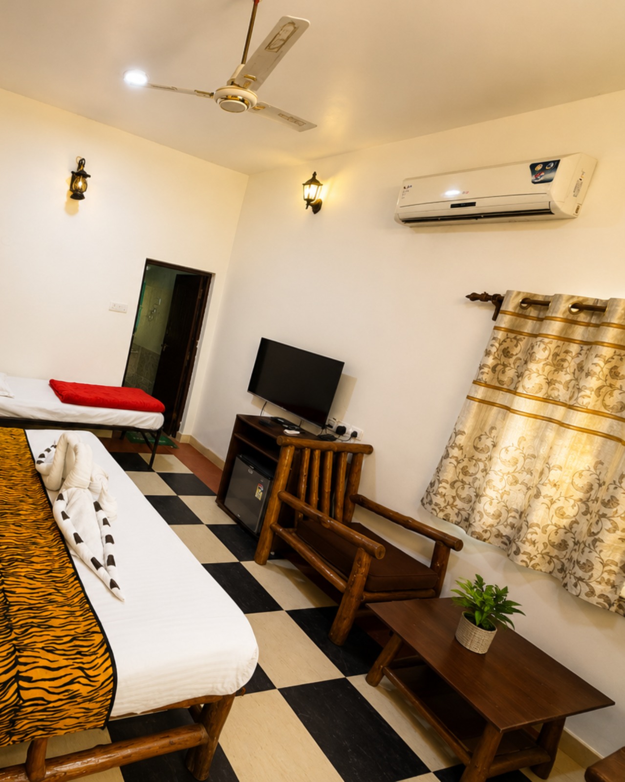 Guest room at Mahua Tiger Resort Kanha